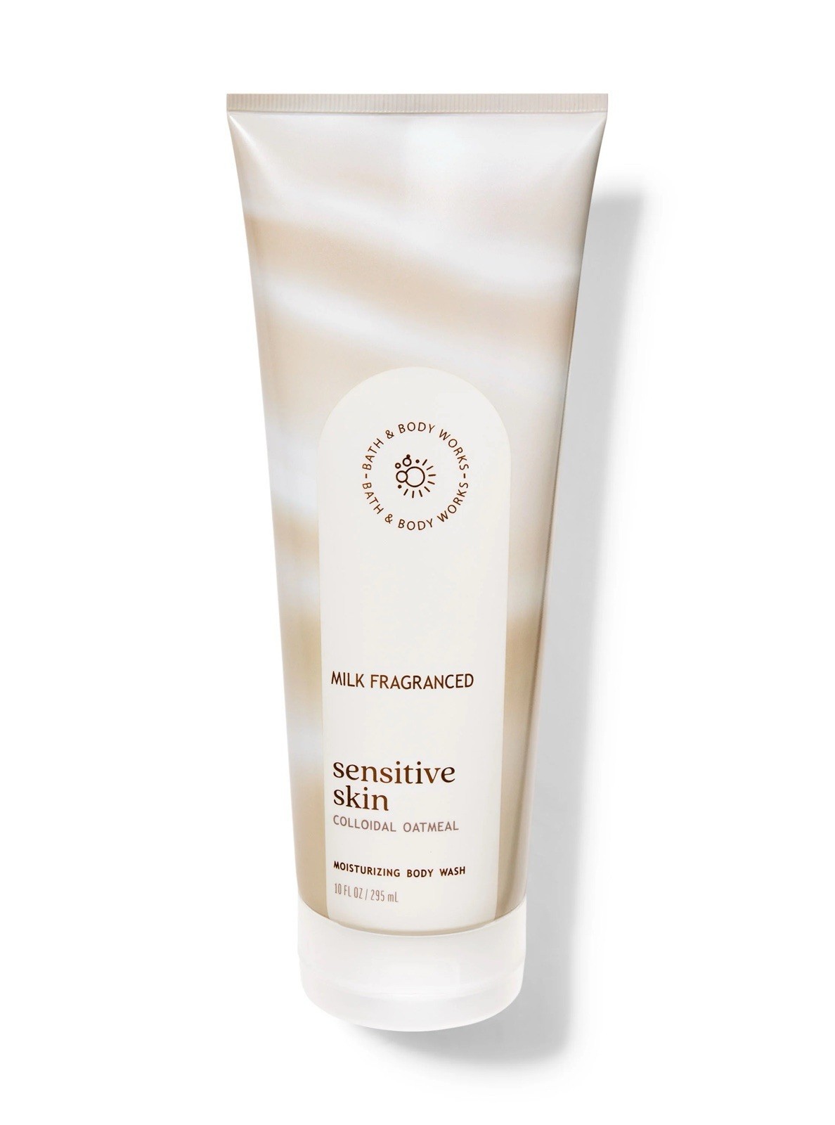 NEW Bath & Body Works Sensitive Skin MILK Moisturizing Body Wash, 10 Oz