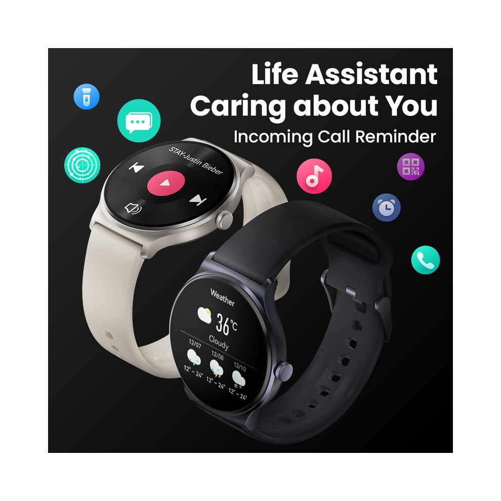 (SolalLite Bleu) Montre Intelligente Lite 100+ Modes D'entraînement Montre Intelligente Surveillance De La Fréquence thumbnail