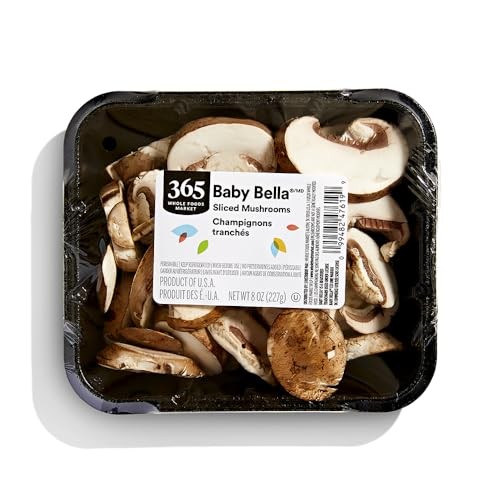 365 Mushroom Baby Bella Slcd 8oz Cv