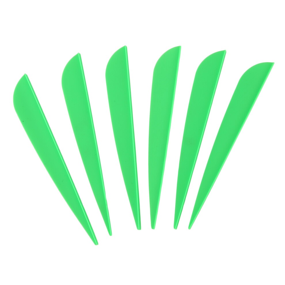 Flèches à Ailettes 4 Pouces En Plastique Pour Flèches De Tir à L'arc à Faire Soi-même, Lot De 50 (vert) thumbnail