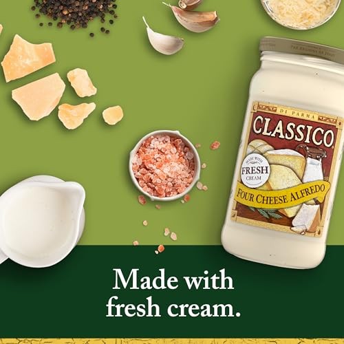 Classico Four Cheese Alfredo Pasta Sauce, 15 Oz. Jar thumbnail