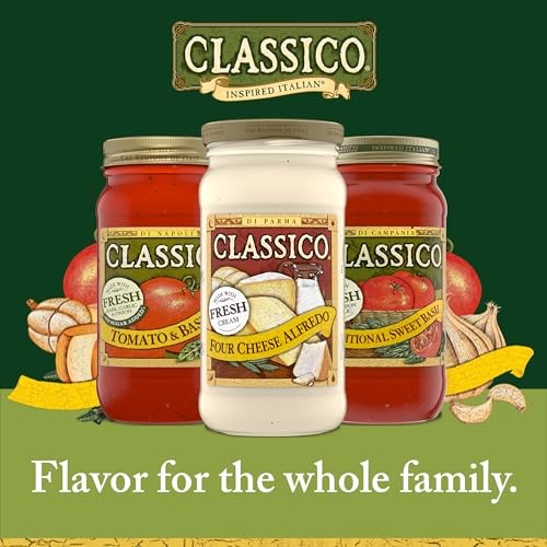 Classico Four Cheese Alfredo Pasta Sauce, 15 Oz. Jar thumbnail
