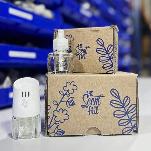 Scent Fill 100% Natural Sweet Rose & Basil Plug in Air Freshener, Scented Oil Refills, 3 Refills thumbnail