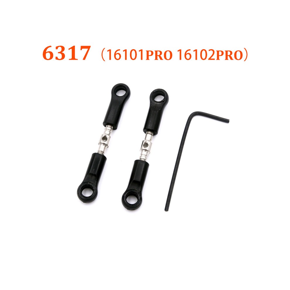 (16101 16102-6317)RC Automotive Parts Turning Shaft Gear Bearing Pull Rod Steering Cup Swing Arm Motor