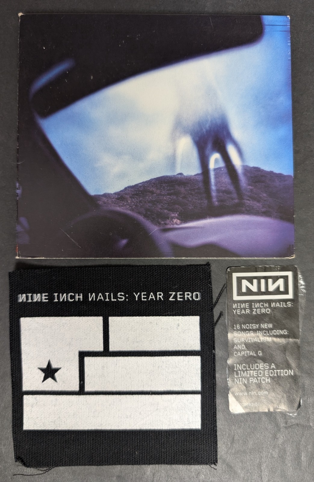 Nine Inch Nails Halo 24 Year Zero CD 2007 Limited Edition Hot Topic AIR Patch