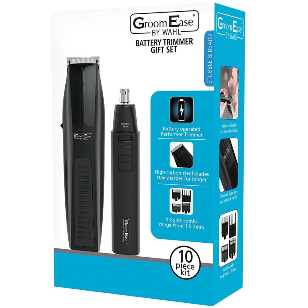 5537-6317 Set Regalo Con Tagliacapelli E Barba a Batteria GroomEase
