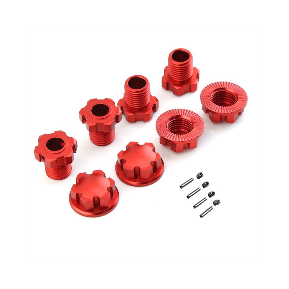 Metalen 17Mm Splined Wheel Hex Hub Adapter 8654 Voor 1/10 E- 2.0 1/8 Sledge RC Auto Upgrade Onderdelen, Blauw thumbnail