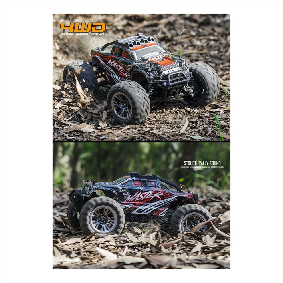 1: 16 RC-Auto'S Voor Jongens, 30 Km/U Hogesnelheidsauto Met Afstandsbediening Volwassenen, 2,4 GHz AllTerrain 4WD Elektrisch Voertuig thumbnail