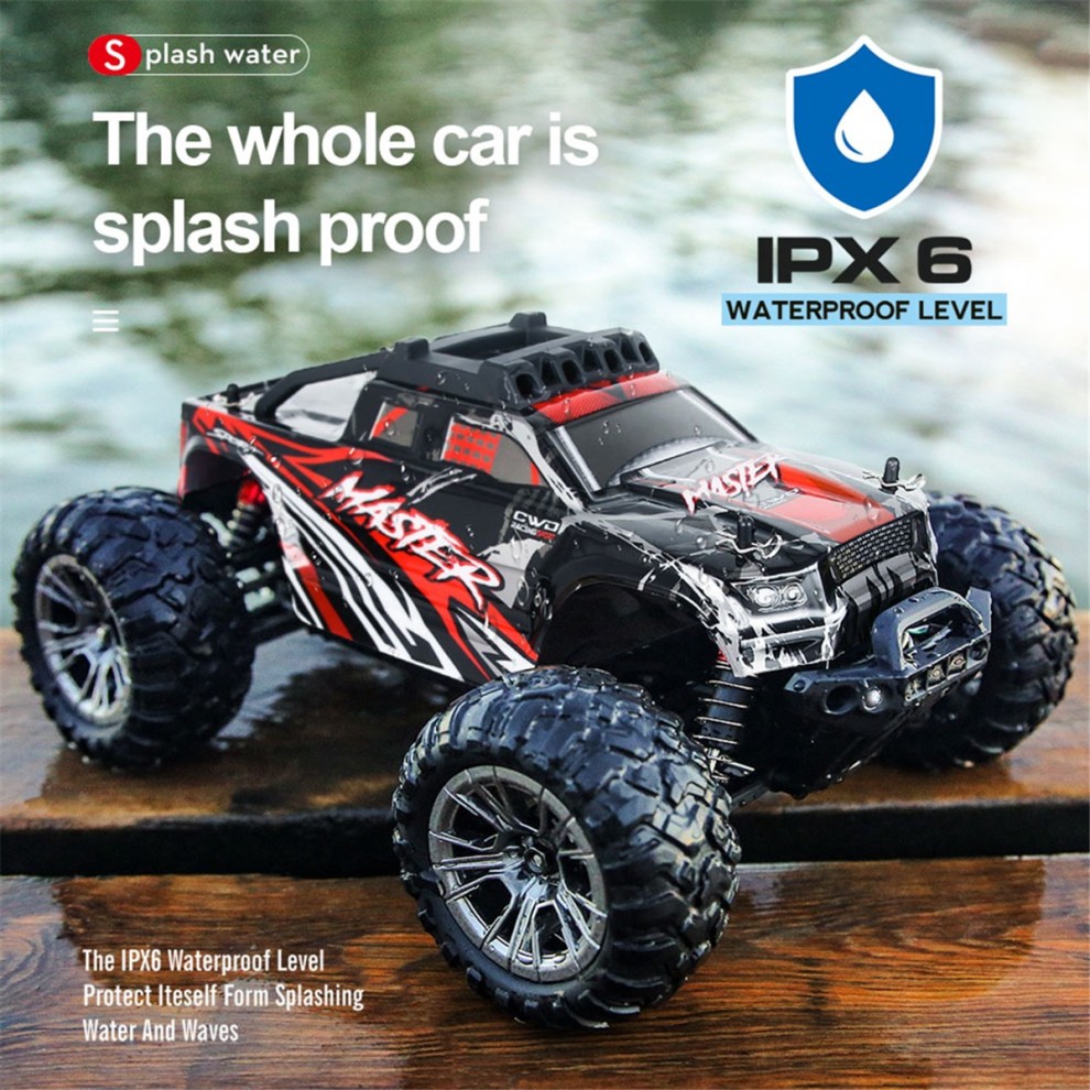 1: 16 RC-Auto'S Voor Jongens, 30 Km/U Hogesnelheidsauto Met Afstandsbediening Volwassenen, 2,4 GHz AllTerrain 4WD Elektrisch Voertuig thumbnail