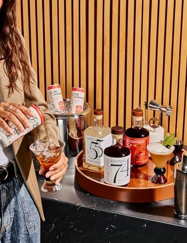 SPIRITLESS Old Fashioned, Non-Alcoholic Pour-Over Cans, Ready to Drink Mocktail & Cocktail Mixer, Vegan, 45 Calories, 8.45 Fl Oz Cans (4 Pack) thumbnail