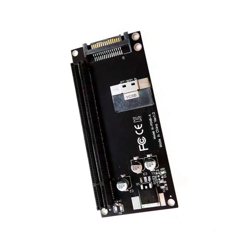 SFF-8654 8i Para PCIe 4.0 X16 Adaptador De Placa Gráfica Externa Placa-Mãe DIY Computadores Acessórios thumbnail
