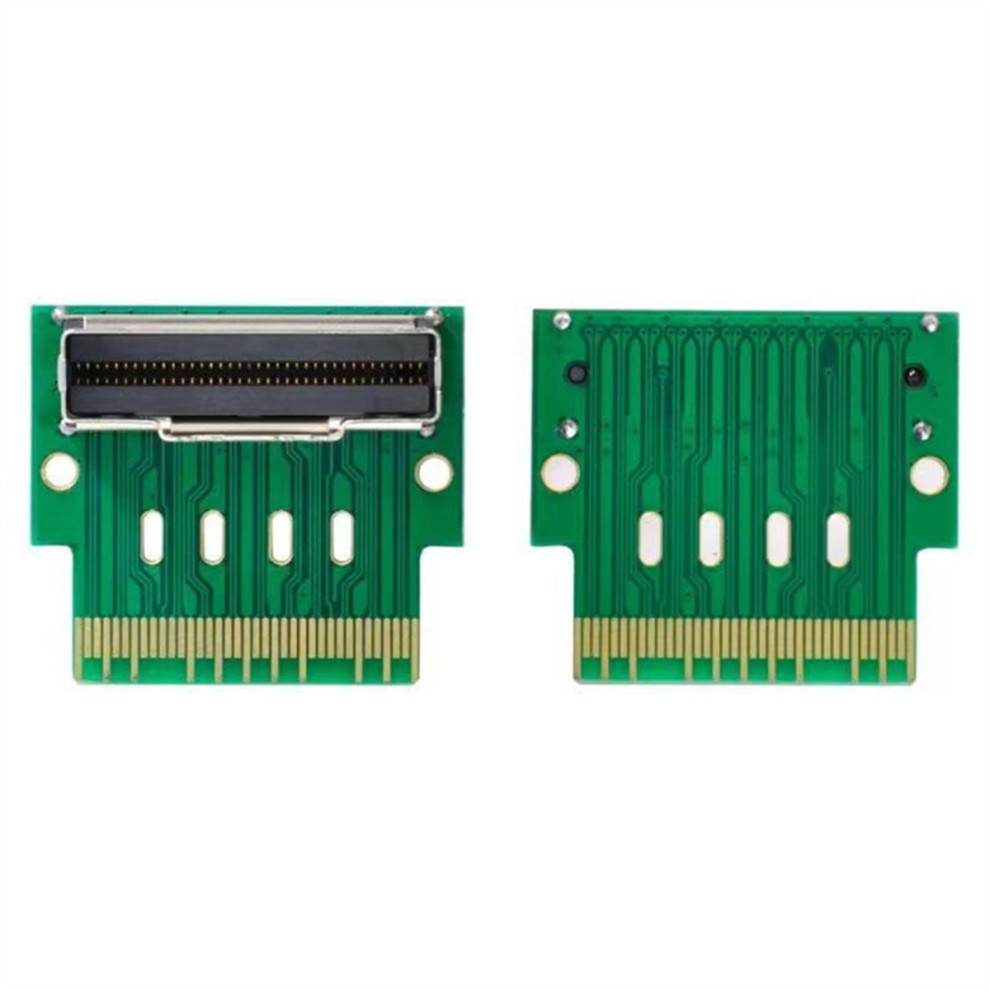 90 Turn SFF-8654 8i X8 Interface Protection Card Adapter Slimline SAS Male to Female thumbnail