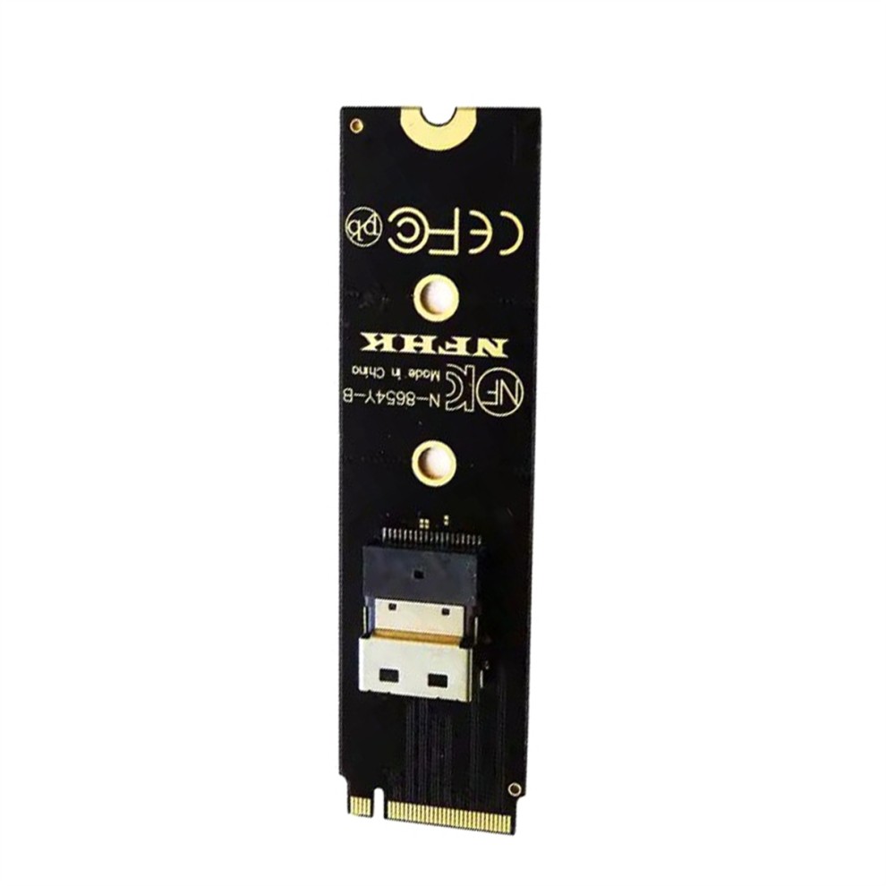 NVMe M.2 NGFF Interface Adapter to Slim SFF-8654 for High-Speed Data Transfer and Storage Expansion 38Pin thumbnail