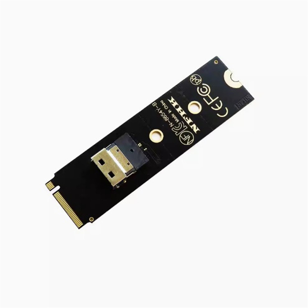 NVMe M.2 NGFF Interface Adapter to Slim SFF-8654 for High-Speed Data Transfer and Storage Expansion 38Pin thumbnail