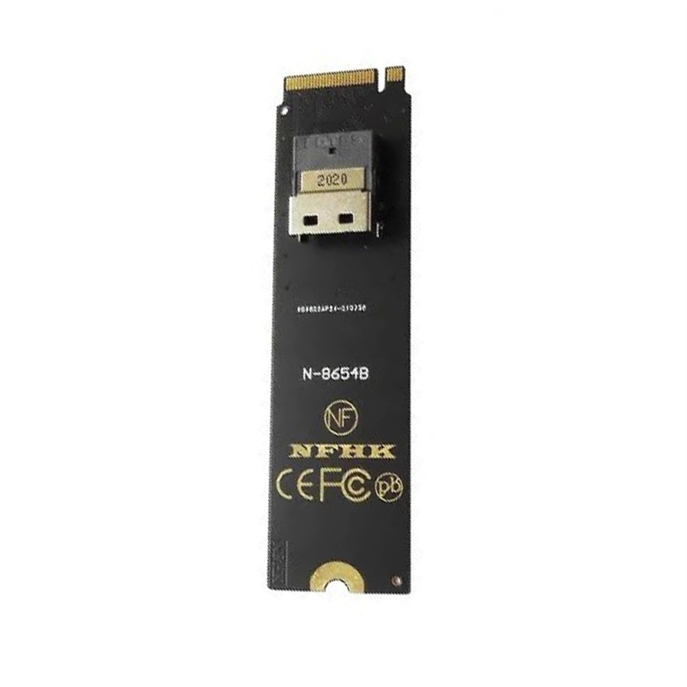 NVMe M.2 NGFF Interface Adapter to Slim SFF-8654 for High-Speed Data Transfer and Storage Expansion 38Pin thumbnail