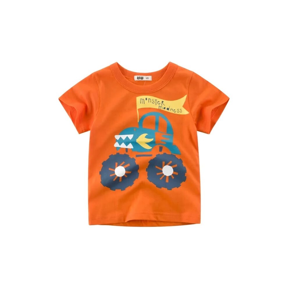 (9332, 3T) 2-9 Years Children Short Sleeve T-shirts Korean Version Stripe Kids Clothing Boy Baby Cotton Tees  Summer Cartoon Tops thumbnail