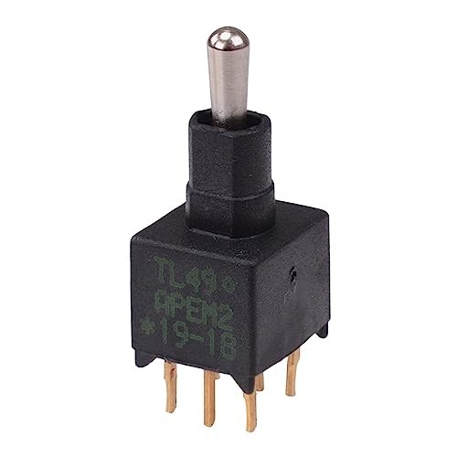 TL49P005000 APEM on-Off-on Sub-Miniature PCB Toggle Switch DPDT