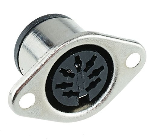 7-Pin DIN Panel Mount Socket Connector DIY Hobby Replacement Repair Audio Electronics