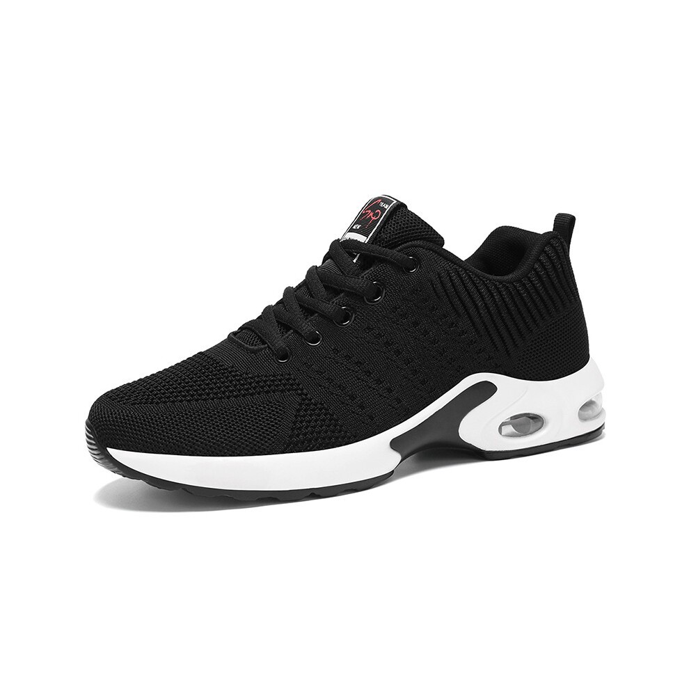 (9303 Black, 44) Men's 2025 New Breathable Running Shoes - Soft Sole Lightweight Athletic Sneakers for Jogging/Walking - Non-Slip Cushioned Comfort Fo