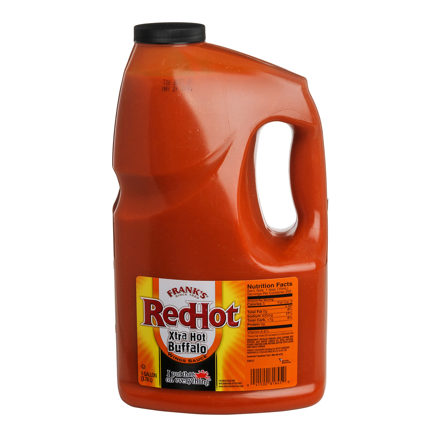 Frank's Redhot Extra Hot Buffalo Wing Sauce 1 Gal., PK4