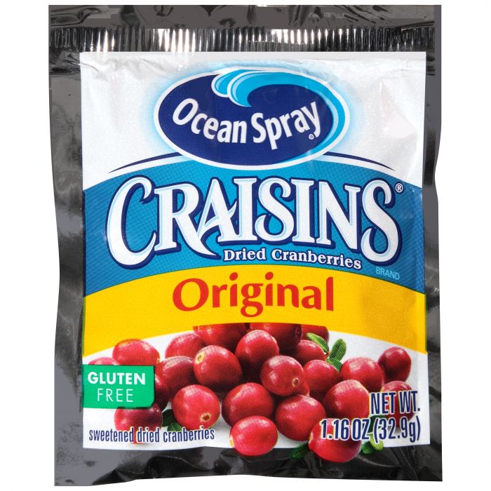 Ocean Spray Craisins Dried Cranberries 1.16 Oz., PK200