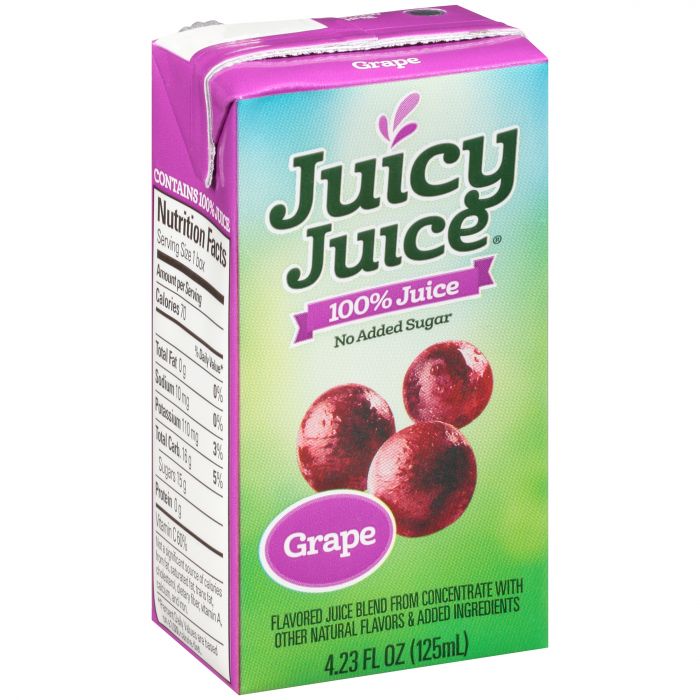 Juicy Juice, Grape Juice 4.23 Oz. (40 Count)