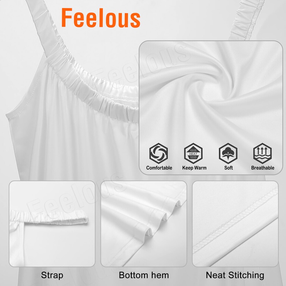 (Best Seller of Bush Light_15435) Women's Summer Dresses Casual Sleeveless Elastic Skirt with Straps Sundresses Vacation Beach Cover up Dress Tshirt- thumbnail
