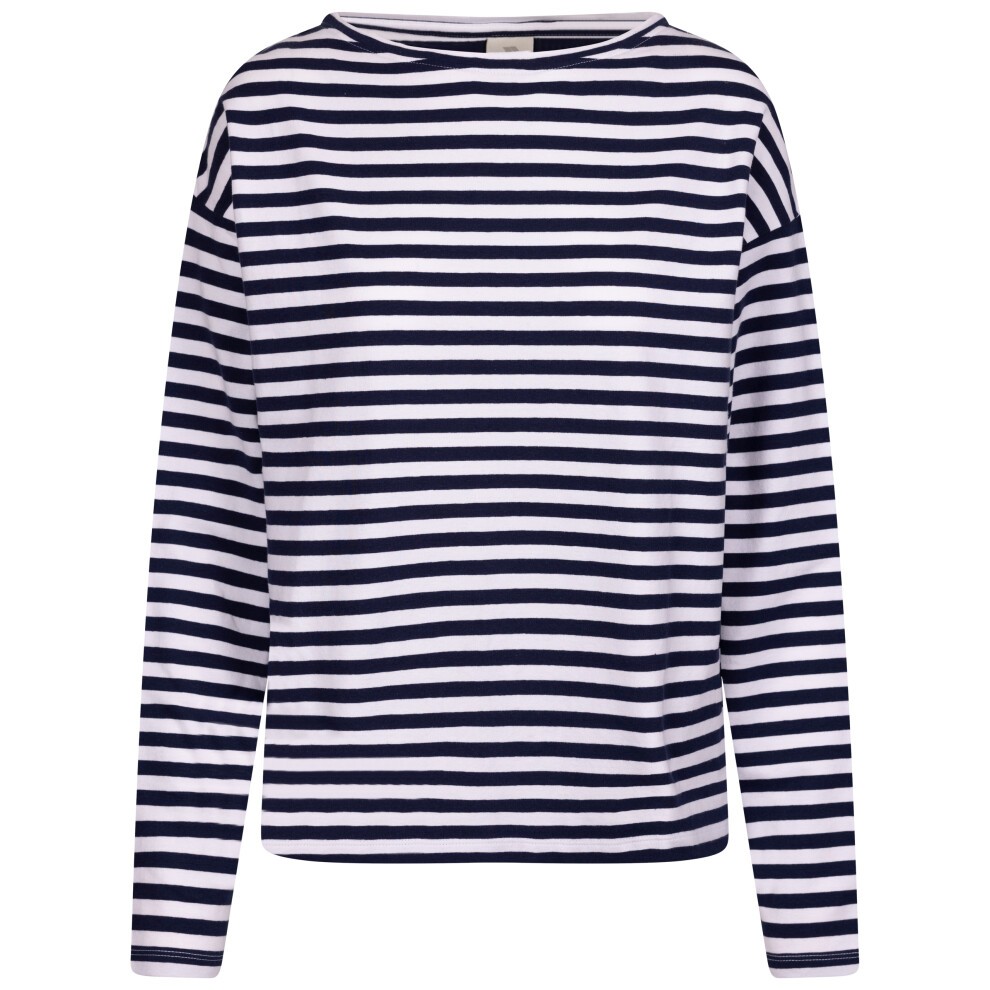 (16, Navy Stripe) Trespass Womens Sweatshirt - Thelma
