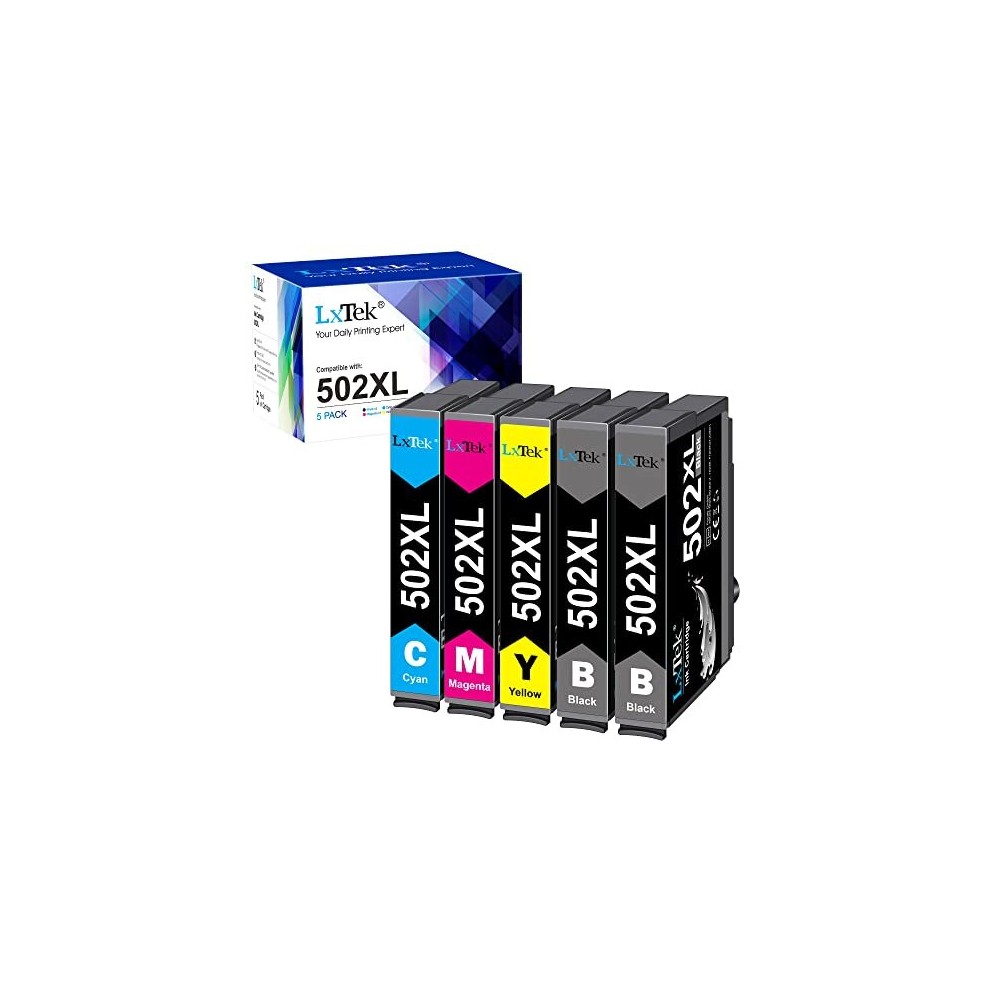 Compatible Ink Cartridge Replacement for Epson 502 XL Ink Cartridges for Epson Expression Home XP-5105 XP5100 Workforce WF-2860 WF-2860DWF WF-2865DWF