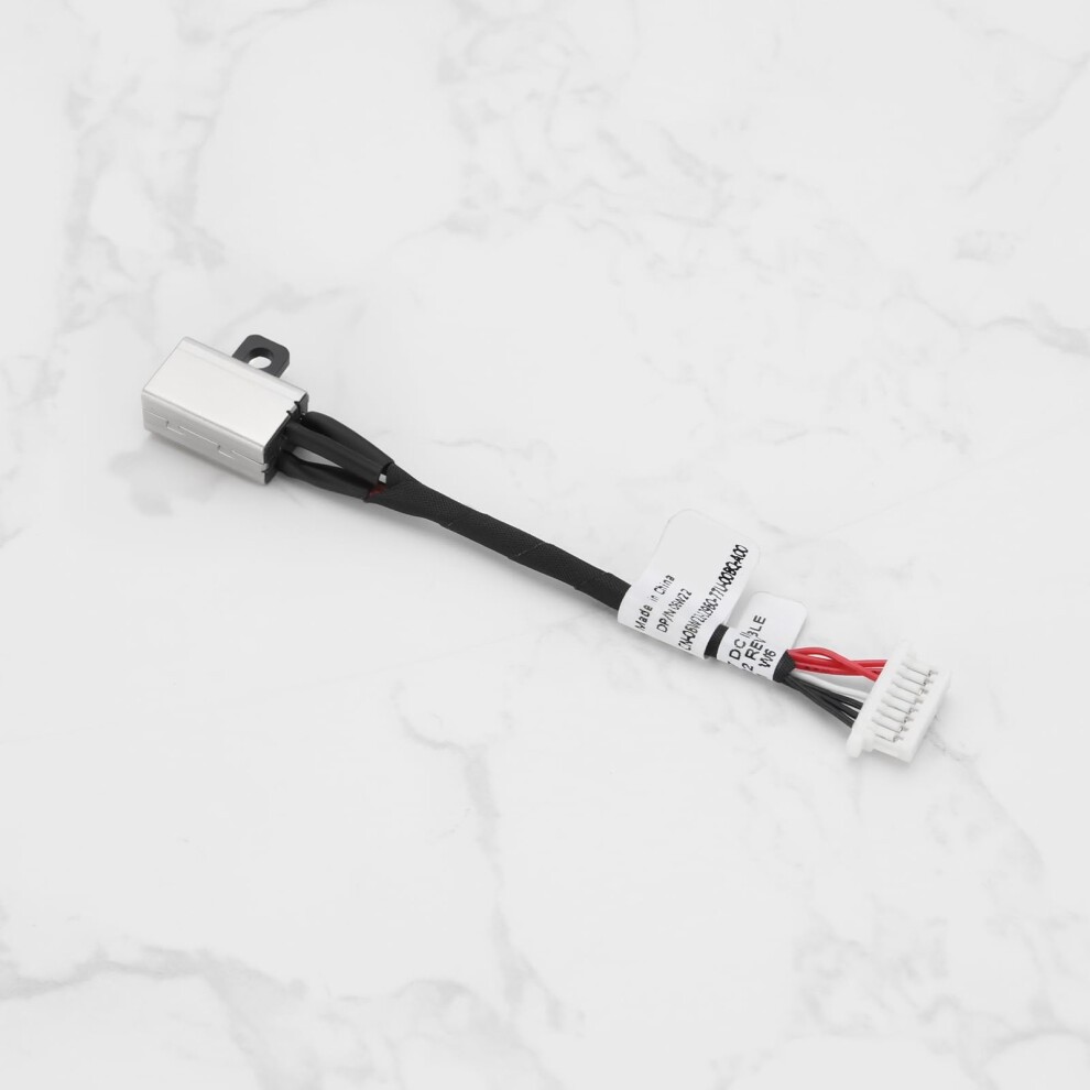 2PCS Power Jack Connector Cable 06VV22 0ND3N8 DC Charging Port Cable Compatible with Dell Inspiron 7586 7786 2-in-1 13-7390 7391 17-7791 Series Laptop thumbnail