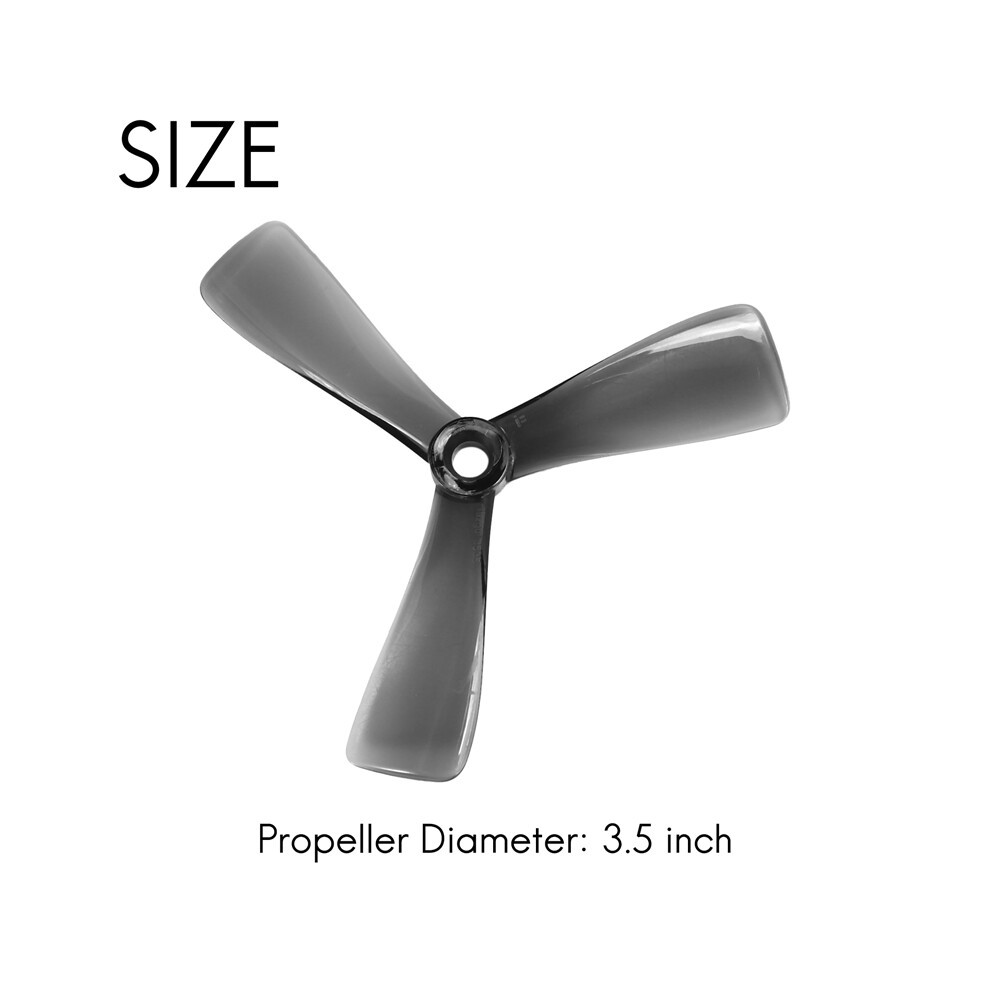 4Pcs for Nazgul 3535 3.5Inch Cine Tri-Blade/3 Blade Propeller Prop thumbnail