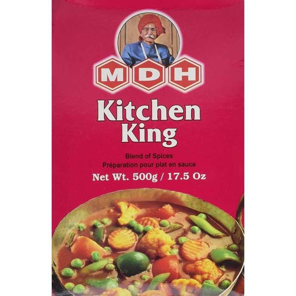 MDH Kitchen King Masala 500g (Pack of 1)- Ideal for Various Soft Curry