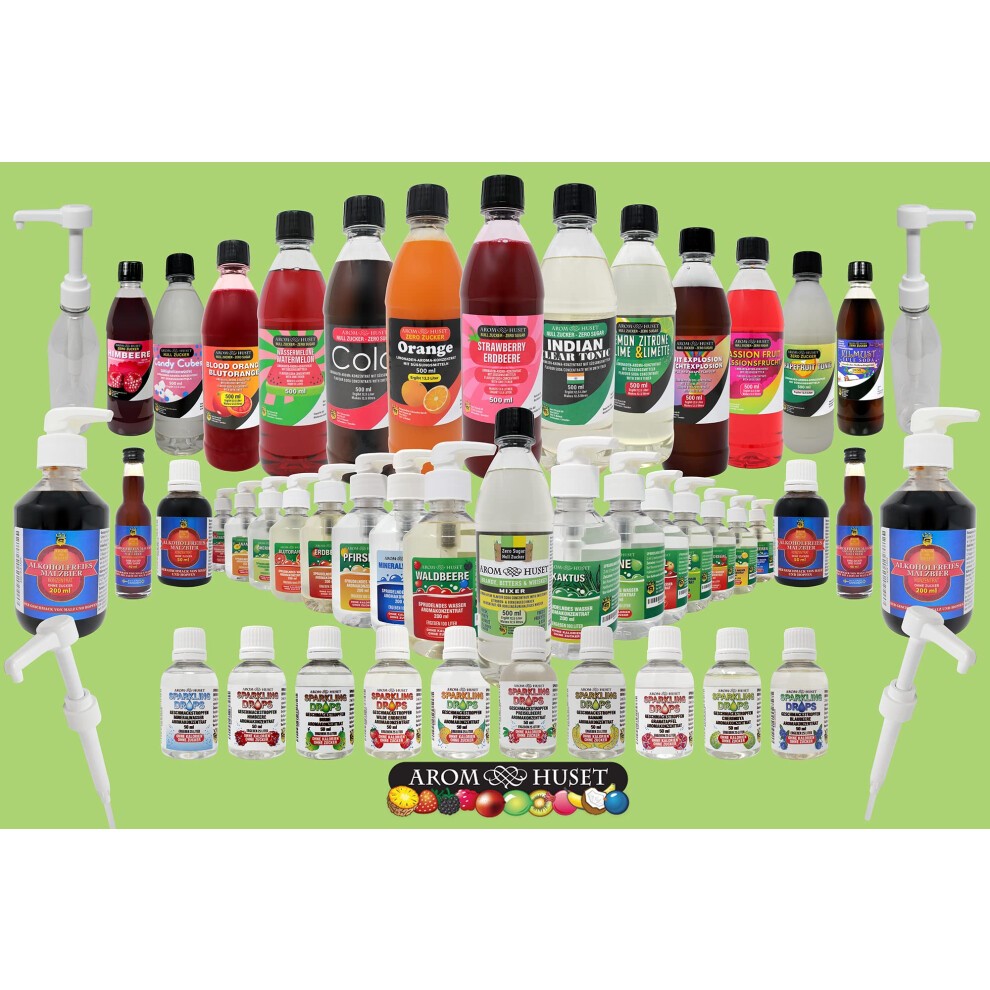 Zero Cola Soda Syrup Concentrate 500 Ml from Aromhuset - Make 12.5 Litres of Sugar-Free Soft Drink by Adding Flavouring to Carbonated Sparkling Fizzy thumbnail