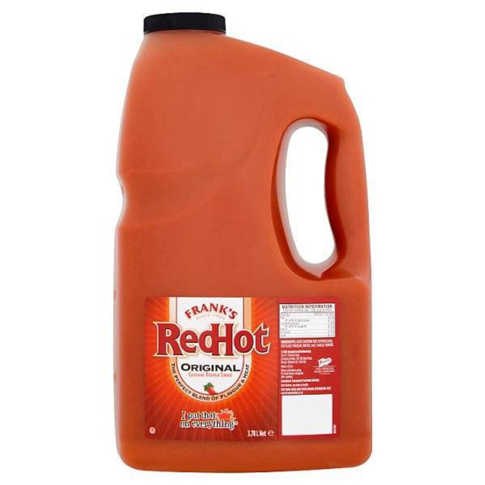 Frank's RedHot Original Cayenne Pepper Sauce 3.78L Pack of 4