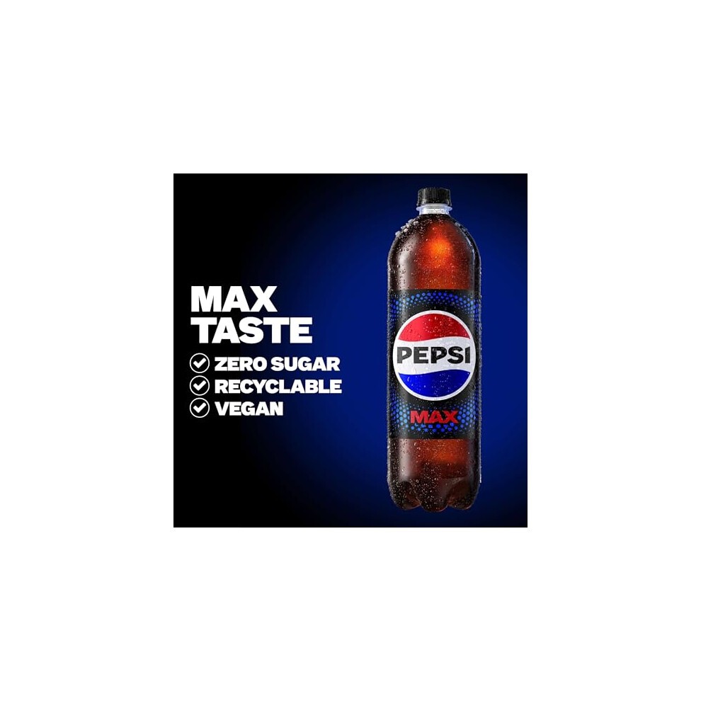 Pepsi Max No Sugar Cola Bottle 2L (Packaging May Vary) thumbnail
