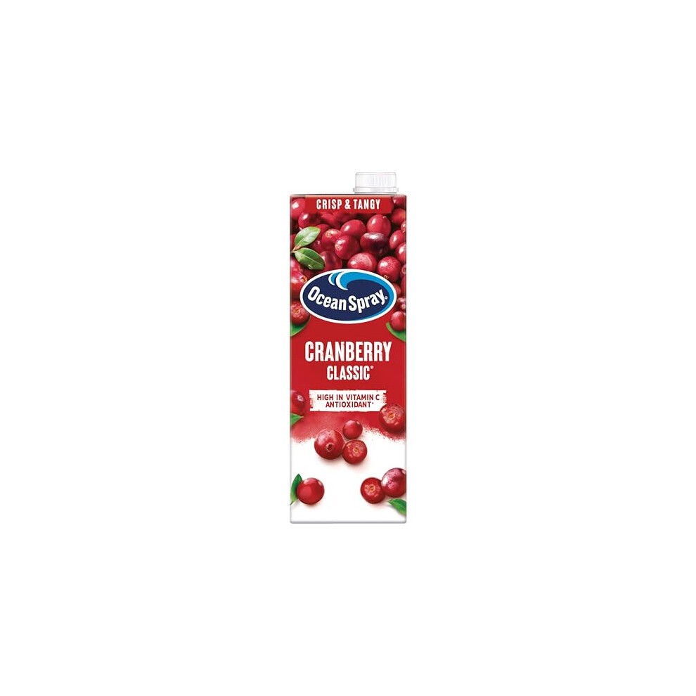 Ocean Spray Classic Cranberry Juice 1L - Vitamin C & Antioxidants