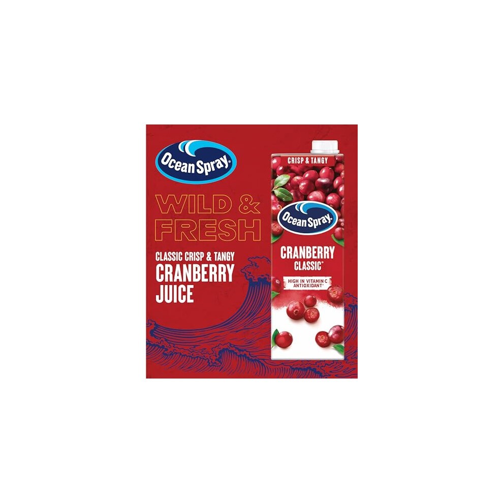 Ocean Spray Classic Cranberry Juice 1L - Vitamin C & Antioxidants thumbnail