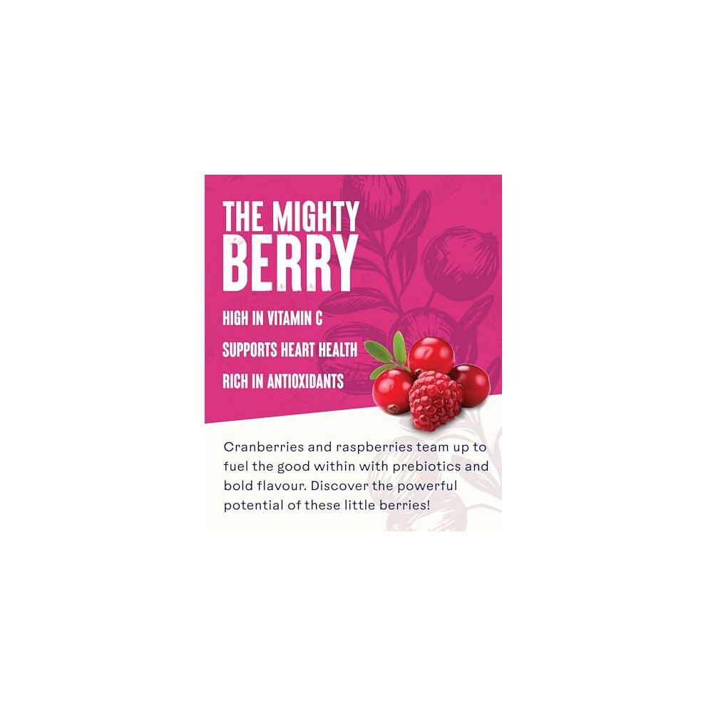 Ocean Spray Pink Cranberry and Raspberry Sparkling Water - 1L - Fruit Flavoured Beverage - Made with Sparkling Water - Low Calorie Soft Drink thumbnail