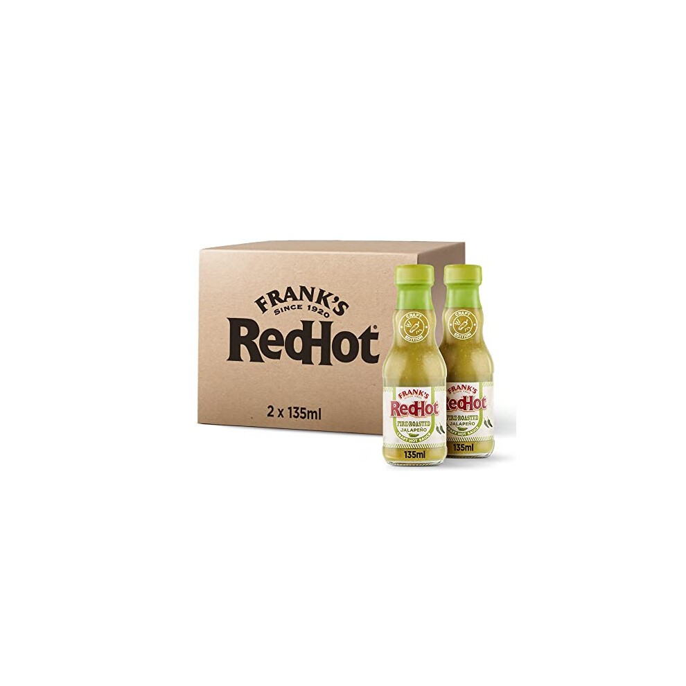 Frank's RedHot Fire-Roasted JalapeÃ±o Hot Sauce - 135ml (Pack of 2)