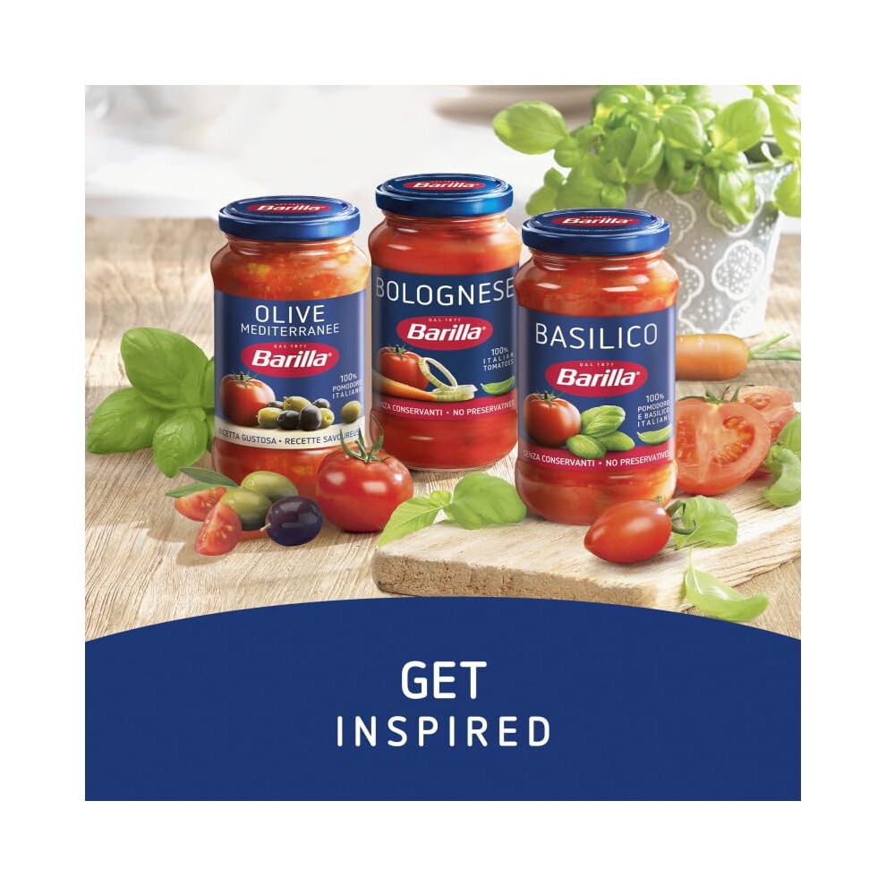 Barilla Bolognese Pasta Sauce with 100% Italian Tomatoes, Onion, Garlic, Herbs, No Added Preservatives, Pack of 6 X 400g thumbnail