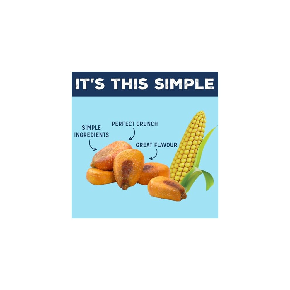 LOVE CORN Sea Salt Crunchy Corn Snack 20g X 24 Bags ? Healthy Snacks Ideal for Gluten Free & Vegan Diets ? Low Sugar Alternative for Crisps, Mixed thumbnail