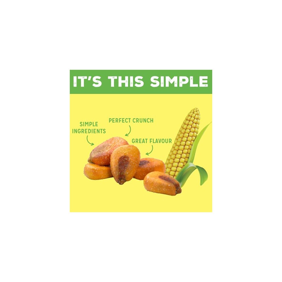 LOVE CORN Sour Cream & Chive Crunchy Corn Snack 20g X 24 Bags ? Healthy Snacks Ideal for Gluten Free & Vegan Diets ? Low Sugar Alternative for Crisps, thumbnail