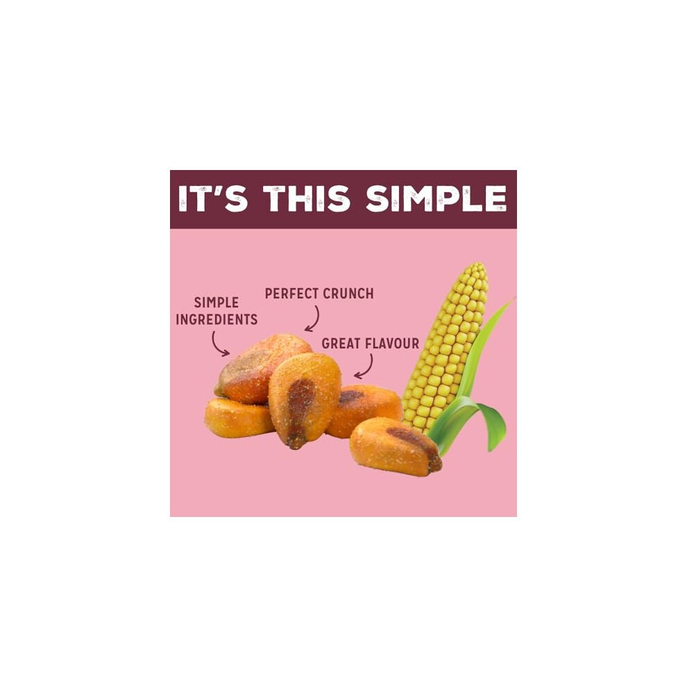 LOVE CORN: Barbecue (BBQ) | Roasted Crunchy Corn - Gluten-Free - Plant Based & Vegan - Healthy Snack - Low Calorie - (Box of 24 Bags, 20g Each) thumbnail