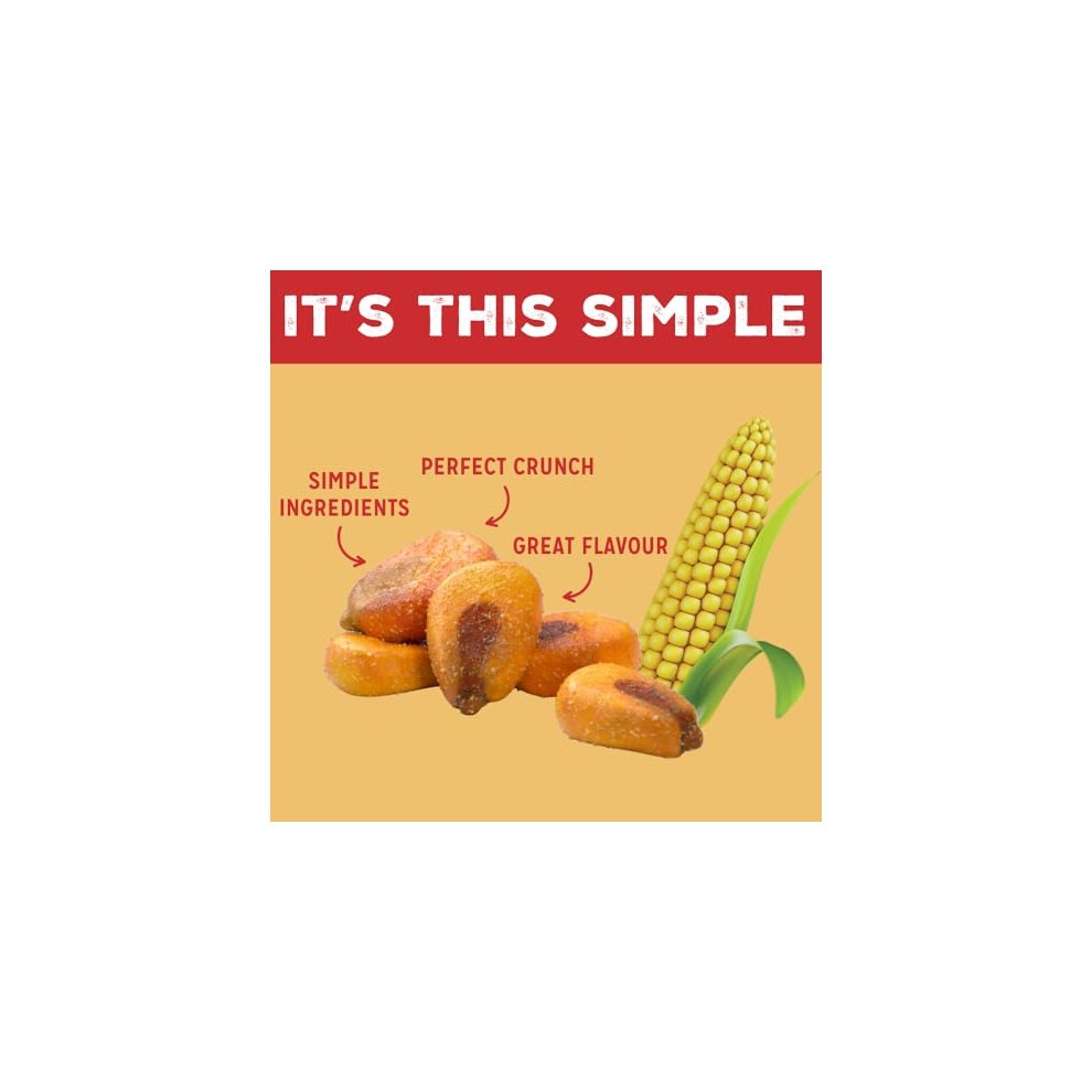 LOVE CORN Habanero Chilli Crunchy Corn Snack 20g X 24 Bags ? Healthy Snacks Ideal for Gluten Free & Vegan Diets ? Low Sugar Alternative for Crisps, thumbnail