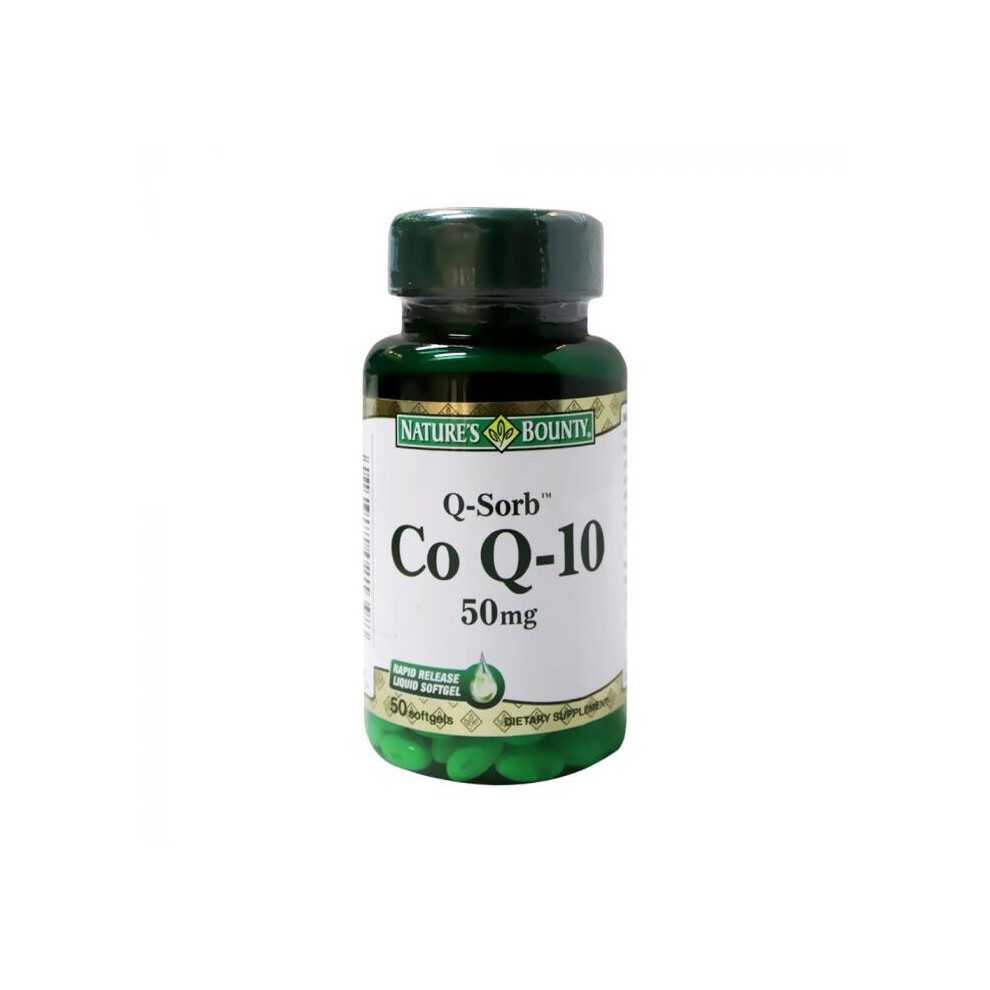 Nature's Bounty Q-Sorb CoQ-10 50 Mg Softgel - Heart Health, 50's