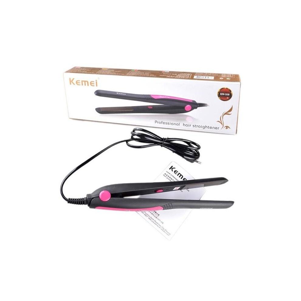 KM-328 Professional Hair Straightener, Temperature Control, 30 Sec Fast Ready, 220 Degree C Heat