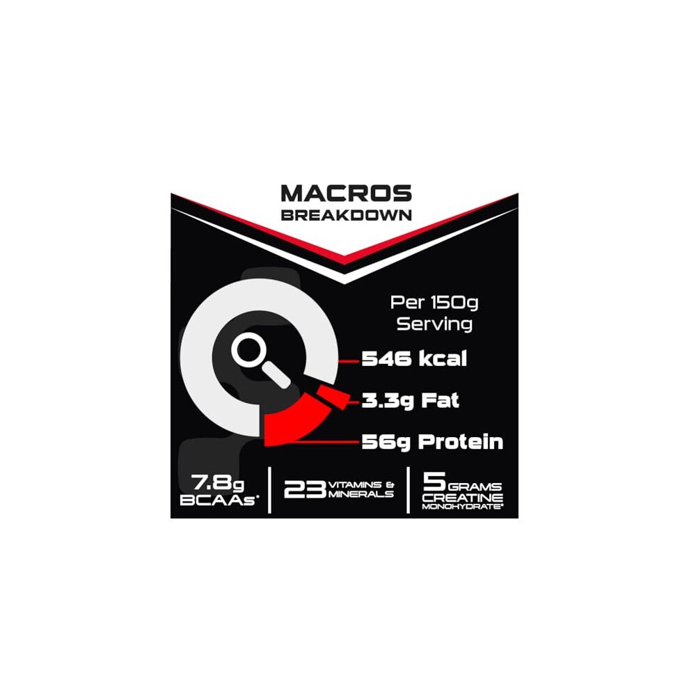 Ultra Muscle - Protein Powder for Muscle Development + 23 Vitamins & Minerals - Chocolate Orange  56g Protein + 5g Creatine + 7.8g BCAAs per thumbnail