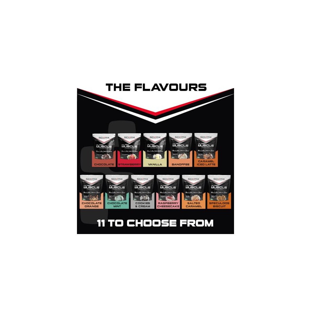 Ultra Muscle - Protein Powder for Muscle Development + 23 Vitamins & Minerals - Chocolate Orange  56g Protein + 5g Creatine + 7.8g BCAAs per thumbnail
