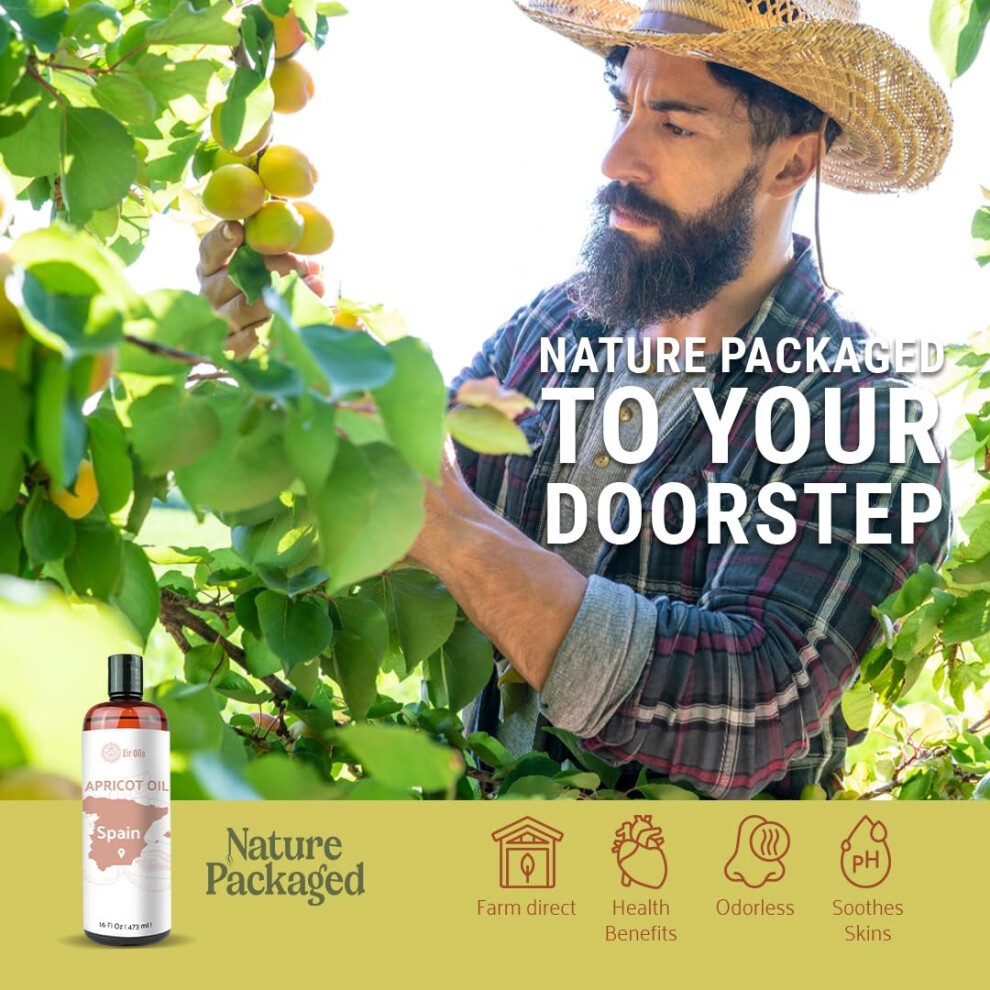 Nature Packaged Sweet Almond Oil (16 Oz) - Sweet Almond Oil for Skin - Carrier Oil - Almond Oil for Hair - Carrier Oil for Essential Oils Mixing - Fro thumbnail
