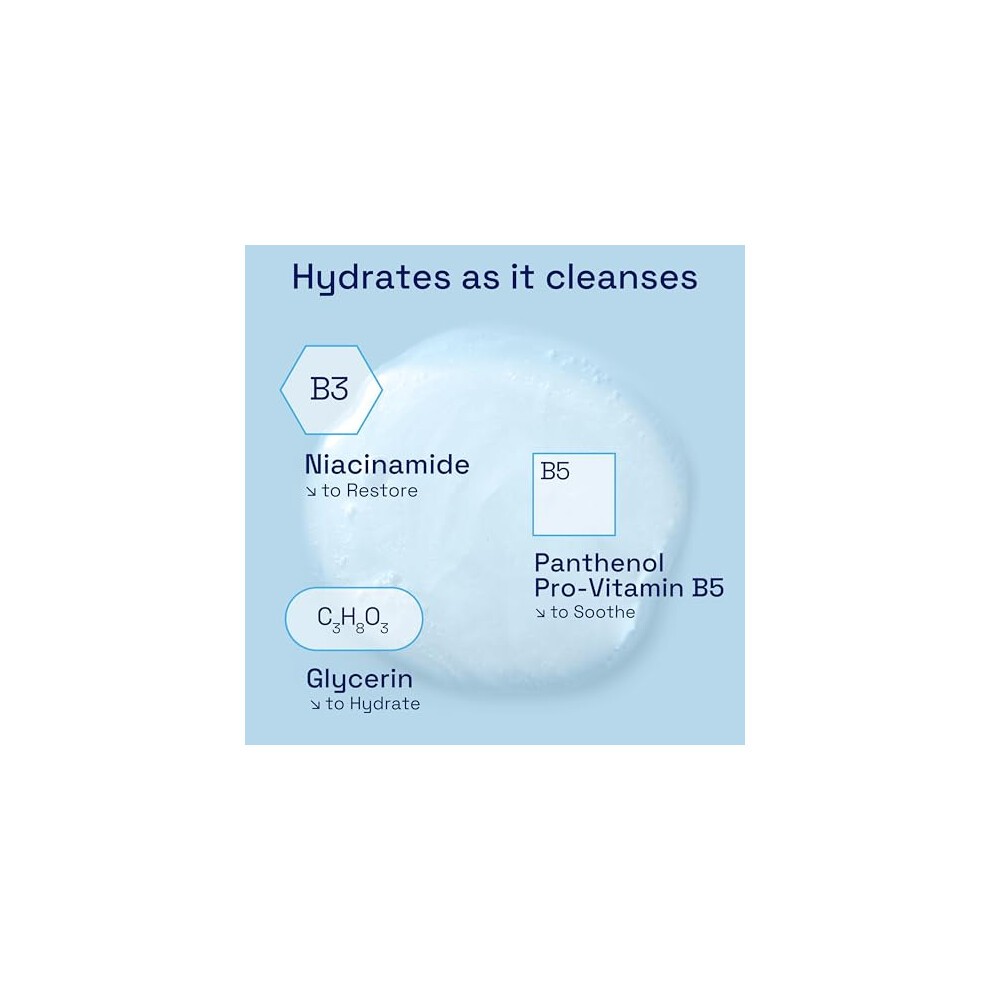 Cetaphil Gentle Skin Cleanser, 473ml, Face & Body Wash, for Normal to Dry Sensitive Skin, with Niacinamide & Glycerin, Soap Free thumbnail